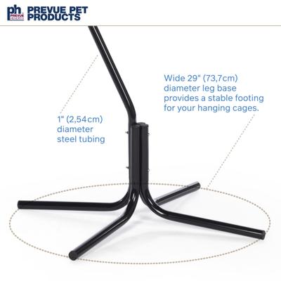 Show full view: Prevue Pet Products Hanging Bird Cage Stand, Black slide 4 of 10