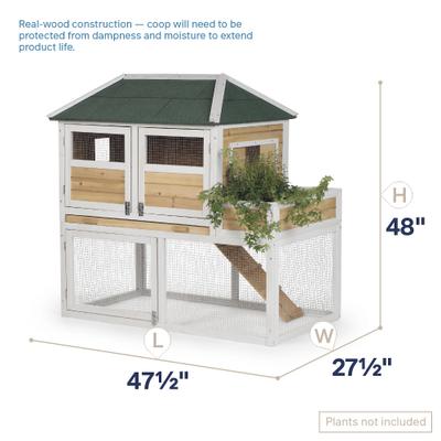 Show full view: Prevue Pet Products Herb Planter Chicken Coop slide 2 of 10