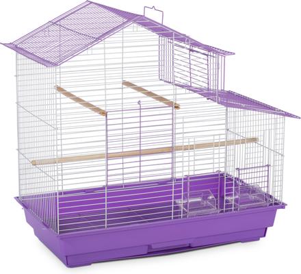 Show full view: Prevue Pet Products House Top Tiel Bird Cage, Purple slide 1 of 4
