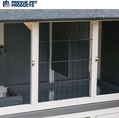 Show full view: Prevue Pet Products Hutch Duplex Small Pet Hutch, Gray slide 4 of 10