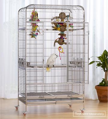 Show full view: Prevue Pet Products Imperial Stainless Bird Cage slide 5 of 10