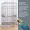 Show in main carousel: Prevue Pet Products Imperial Stainless Bird Cage slide 8 of 10