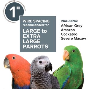 Prevue Pet Products Imperial Stainless Bird Cage