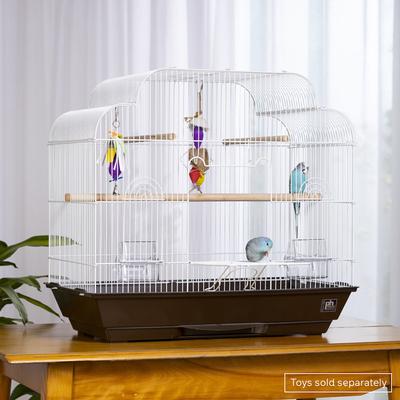 Show full view: Prevue Pet Products Keet/Tiel Cascade Roof Bird Cage slide 4 of 10