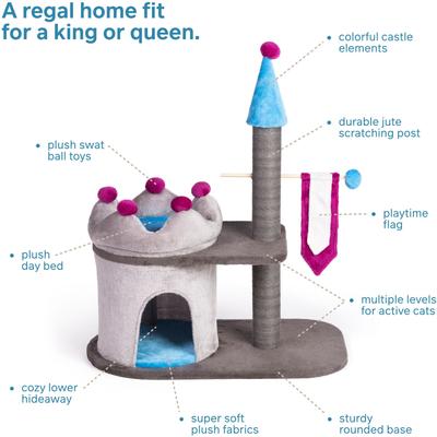 Show full view: Prevue Pet Products King's Manor Cat Castle slide 3 of 9