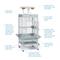 Show in main carousel: Prevue Pet Products Medium Select Bird Cage, Pewter slide 3 of 9