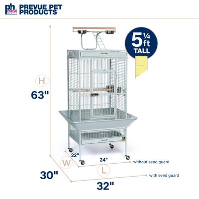 Show full view: Prevue Pet Products Medium Select Bird Cage, Pewter slide 7 of 9