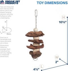 Prevue Pet Products Naturals Brownie Snack Bird Toy, Natural slide 2 of 7