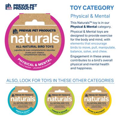 Show full view: Prevue Pet Products Naturals Gorilla Bird Toy, Natural slide 5 of 8