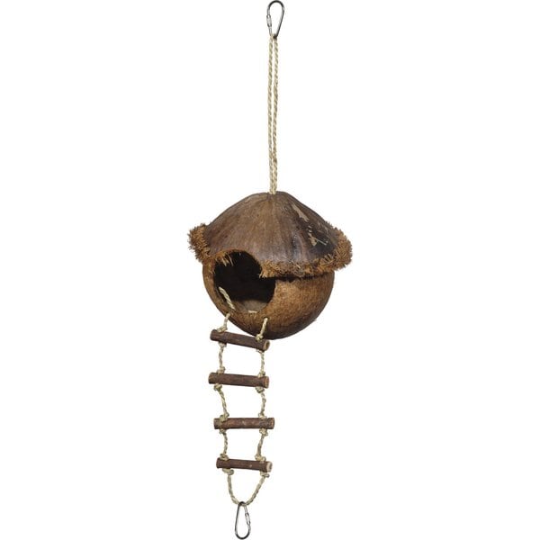 Prevue Pet Products Birkenvogel-Schaukel U-Form 22,9 Cm – Für Vogelkäfig, Kiefernholz