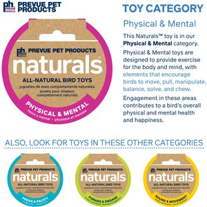 Prevue Pet Products Naturals Munch N Crunch Bird Toy, Natural