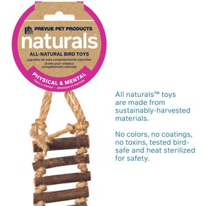 Prevue Pet Products Naturals Rope Ladder Bird Toy, 17-in