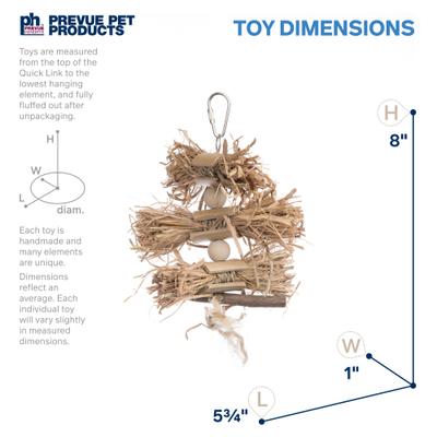 Show full view: Prevue Pet Products Naturals Woodland Harvest Bird Toy, Natural slide 2 of 7