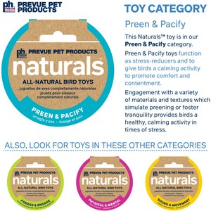Prevue Pet Products Naturals Woodland Harvest Bird Toy, Natural