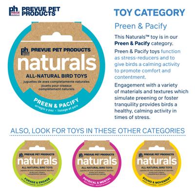 Show full view: Prevue Pet Products Naturals Woodland Harvest Bird Toy, Natural slide 5 of 7