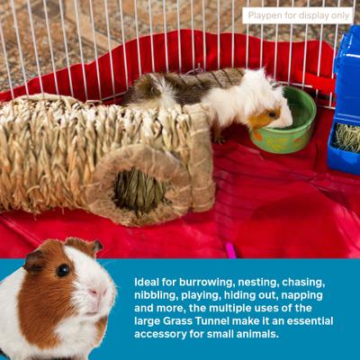 Show full view: Prevue Pet Products Nature's Hideaway Grass Tunnel Small Animal Toy, 13.5-in slide 2 of 11