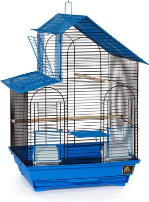 Show full view: Prevue Pet Products Parakeet House Bird Cage, Blue slide 1 of 2