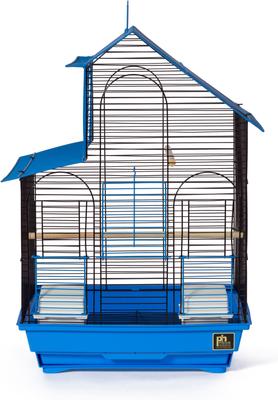 Show full view: Prevue Pet Products Parakeet House Bird Cage, Blue slide 2 of 2