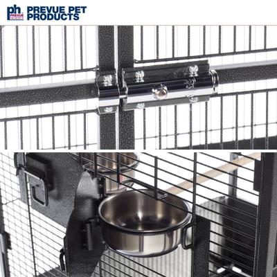 Show full view: Prevue Pet Products Park Plaza Bird Cage, Black Hammertone slide 4 of 10