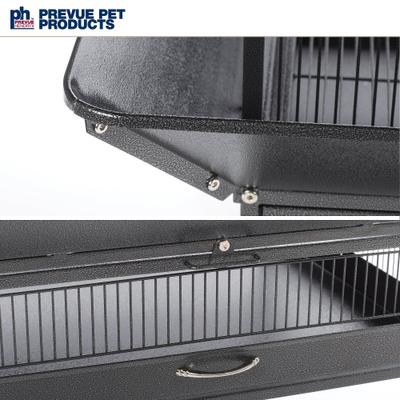 Show full view: Prevue Pet Products Park Plaza Bird Cage, Black Hammertone slide 5 of 10