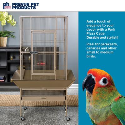 Show full view: Prevue Pet Products Park Plaza Bird Cage, Coco Brown slide 2 of 10