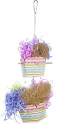 Prevue Pet Products Playfuls Baskets of Bounty Bird Toy, Multicolor