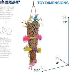 Prevue Pet Products Playfuls Confetti Kazoo Bird Toy, Multicolor slide 2 of 7