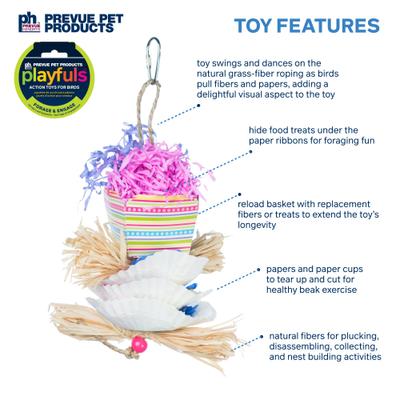 Show full view: Prevue Pet Products Playfuls Dessert Delights Bird Toy, Multicolor slide 3 of 7