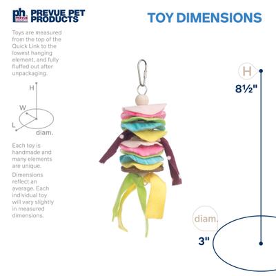 Show full view: Prevue Pet Products Playfuls Fairy Queen Bird Toy, Multicolor slide 2 of 7
