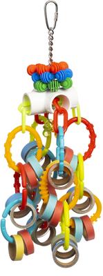 Show full view: Prevue Pet Products Playfuls Loops N Rings Bird Toy slide 1 of 8