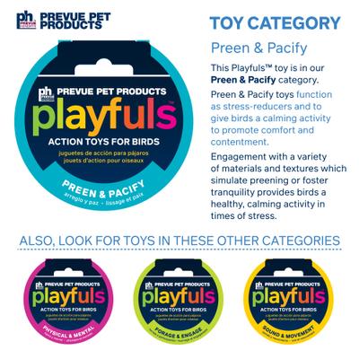 Show full view: Prevue Pet Products Playfuls Over the Rainbow Bird Toy, Multicolor slide 5 of 7