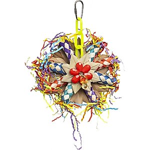 Prevue Pet Products Playfuls Preening Wheel Bird Toy