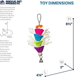 Prevue Pet Products Playfuls Raincatcher Bird Toy, Multicolor slide 2 of 7
