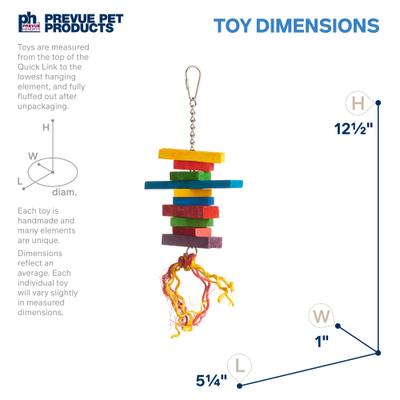 Show full view: Prevue Pet Products Playfuls Sassy Bird Toy, Multicolor slide 2 of 7