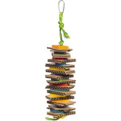 Prevue Pet Products Playfuls Shredding Stack Bird Toy