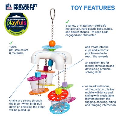 Show full view: Prevue Pet Products Playfuls Sink N Seek Bird Toy slide 3 of 8