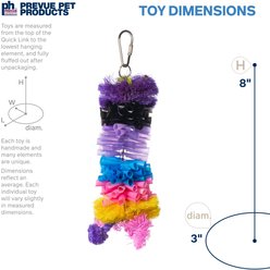 Prevue Pet Products Playfuls Straw Stacker Bird Toy, Multicolor slide 2 of 7