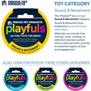 Prevue Pet Products Playfuls Tower Bird Toy, Multicolor