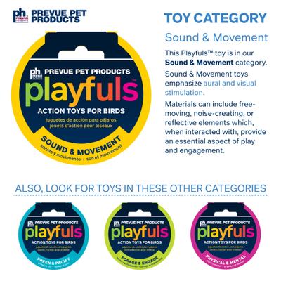 Show full view: Prevue Pet Products Playfuls Tower Bird Toy, Multicolor slide 5 of 7