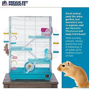Prevue Pet Products Playhouse Small Pet Habitat, Multicolor