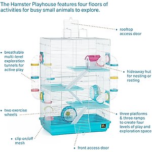 Prevue Pet Products Playhouse Small Pet Habitat, Multicolor