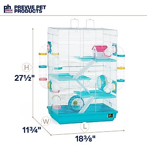 Prevue Pet Products Playhouse Small Pet Habitat, Multicolor