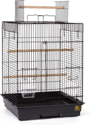 Show full view: Prevue Pet Products Playtop Bird Cage, Black slide 1 of 4