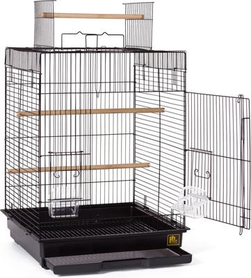 Show full view: Prevue Pet Products Playtop Bird Cage, Black slide 3 of 4