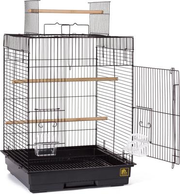 Show full view: Prevue Pet Products Playtop Bird Cage, Black slide 2 of 4