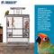 Show in main carousel: Prevue Pet Products Playtop Bird Cage, Stainless Steel, Large slide 2 of 10