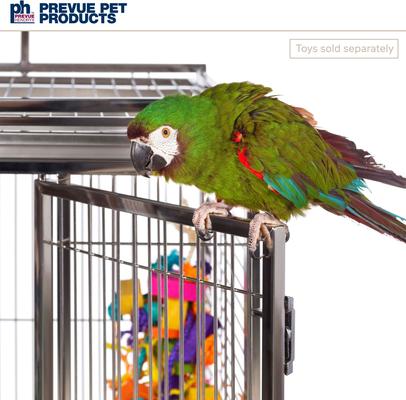 Show full view: Prevue Pet Products Playtop Bird Cage, Stainless Steel, Large slide 8 of 10