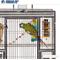 Show in main carousel: Prevue Pet Products Playtop Bird Cage, Stainless Steel, Medium slide 8 of 10