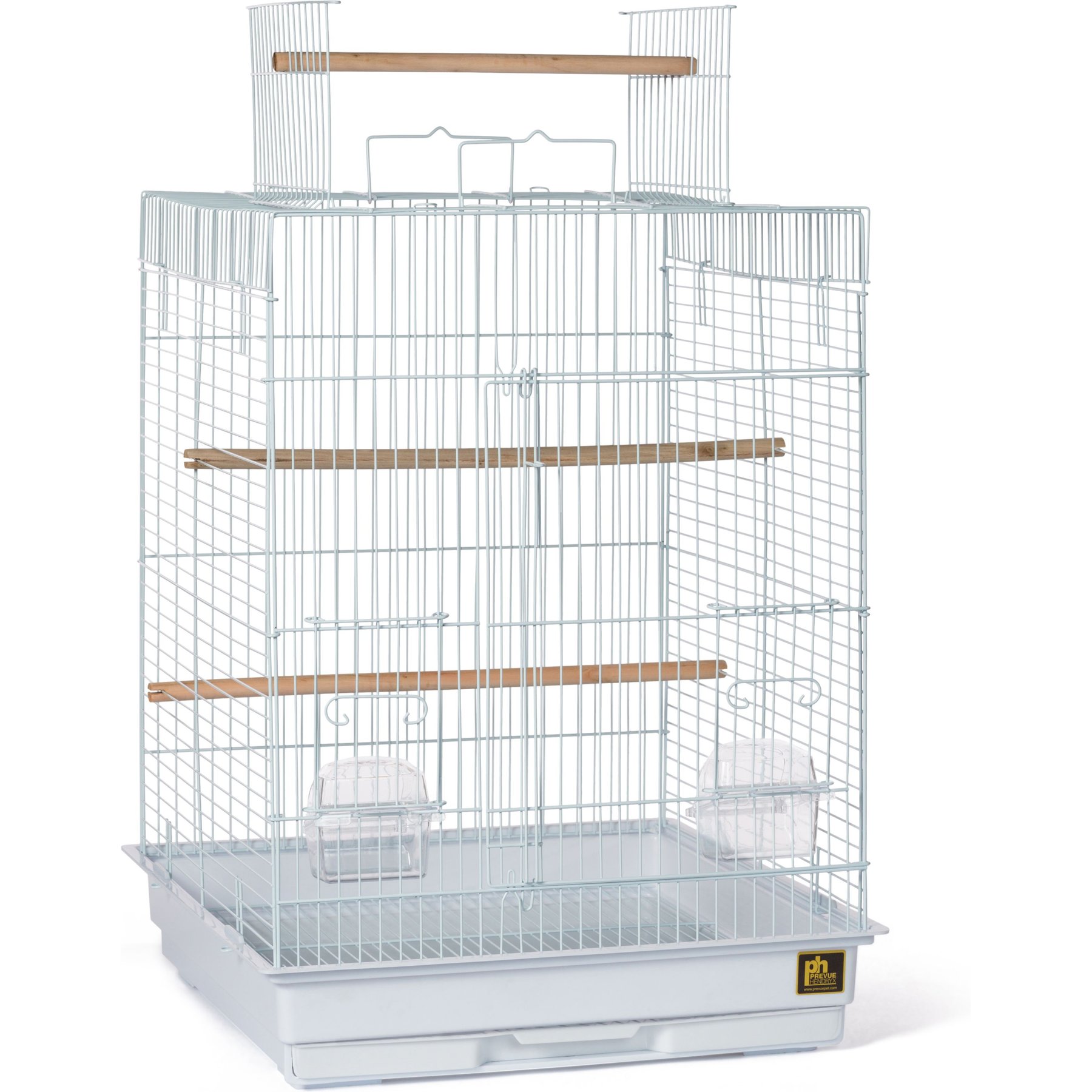 Prevue Pet Products Playtop Bird Cage, White