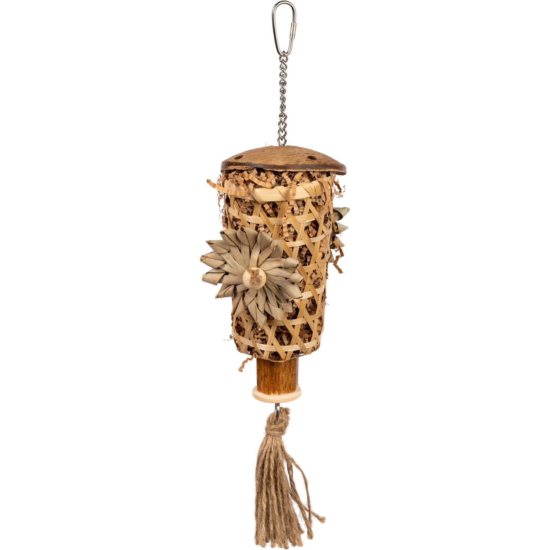 Prevue Pet Products Pluckers Cup Foraging Bird Toy, Natural
